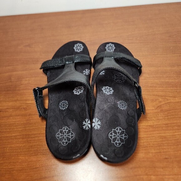 Orthaheel Molly Orthotic Slide Sandals Womens Size 11 EUR 42 Black - Picture 5 of 11